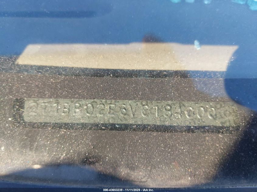 1997 Toyota Corolla Dx VIN: 2T1BB02E6VC184000 Lot: 43653239