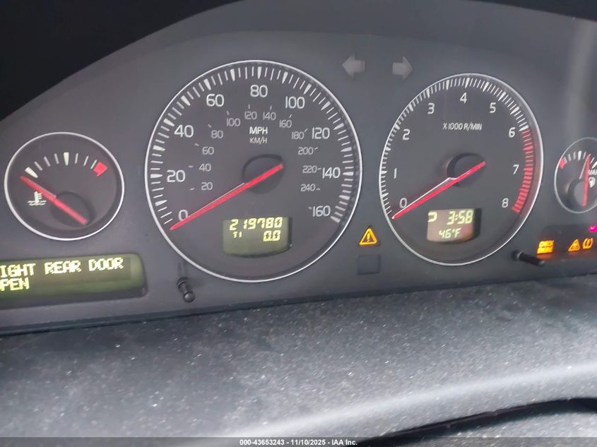 2007 Volvo S60 2.5T VIN: YV1RH592272632511 Lot: 43653243