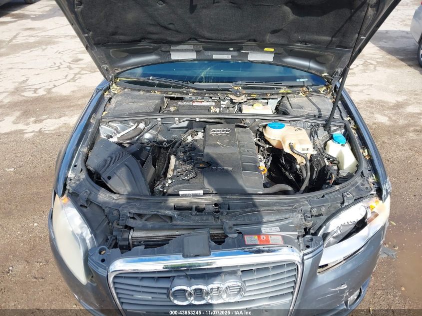 2006 Audi A4 2.0T VIN: WAUDF78E86A204389 Lot: 43653245