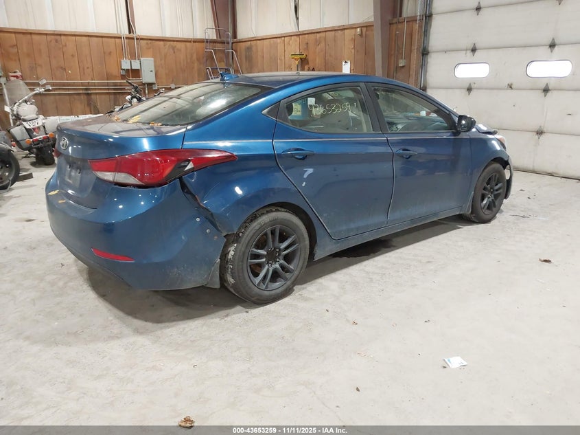 2016 HYUNDAI ELANTRA SE - KMHDH4AE9GU643618