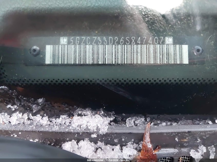 2006 Saturn Vue 4 Cyl VIN: 5GZCZ33D26S847407 Lot: 43653266