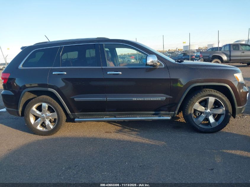 2013 Jeep Grand Cherokee Overland Summit VIN: 1C4RJFCT2DC587111 Lot: 43653306