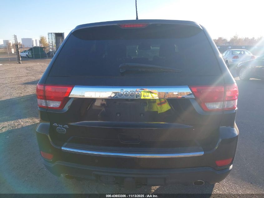 2013 Jeep Grand Cherokee Overland Summit VIN: 1C4RJFCT2DC587111 Lot: 43653306