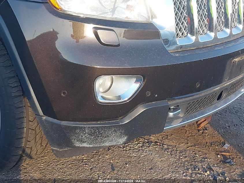 2013 Jeep Grand Cherokee Overland Summit VIN: 1C4RJFCT2DC587111 Lot: 43653306