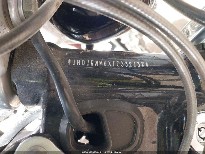 2014 Harley-Davidson Fxdl Dyna Low Rider VIN: 1HD1GNM6XEC332138 Lot: 43653330