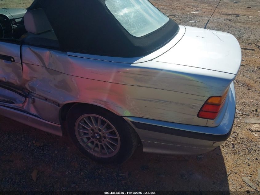 1999 BMW 323Ic VIN: WBABJ8334XEM25144 Lot: 43653336