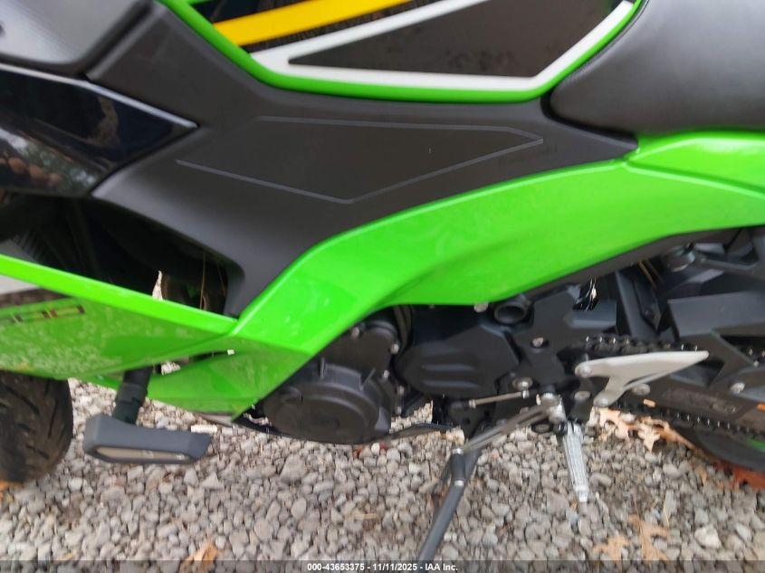 2025 Kawasaki Ex500 A/B VIN: ML5EXGJ15SDA69633 Lot: 43653375