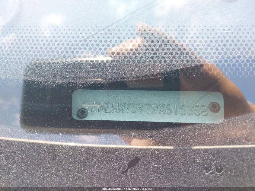 2009 Mercury Grand Marquis Ls VIN: 2MEHM75V79X616358 Lot: 43653388