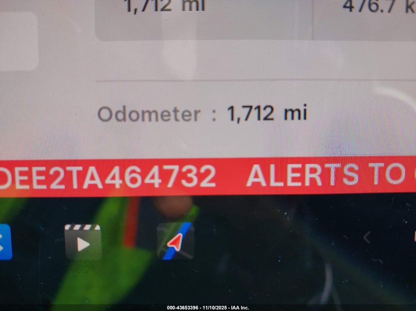 2026 Tesla Model Y Long Range Dual Motor All-Wheel Drive/Long Range Launch Series VIN: 7SAYGDEE2TA464732 Lot: 43653396