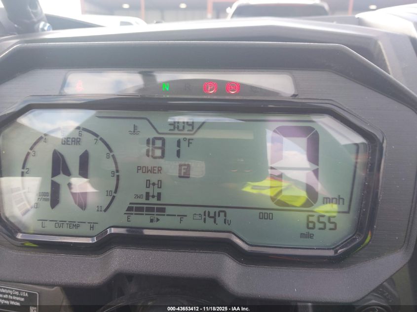 2025 Kawasaki Krt1000 E VIN: JKARTCE11SB500283 Lot: 43653412