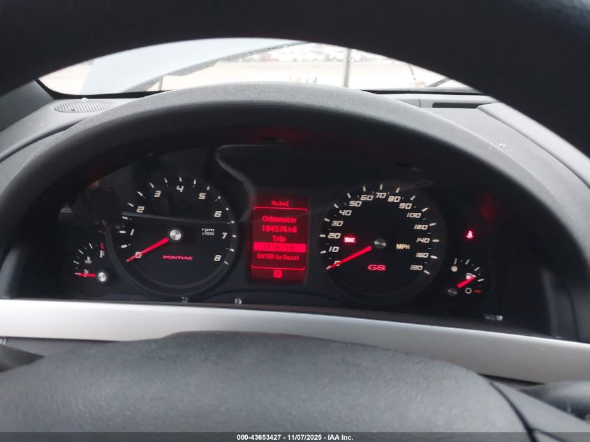 2009 Pontiac G8 VIN: 6G2ER577X9L170798 Lot: 43653427