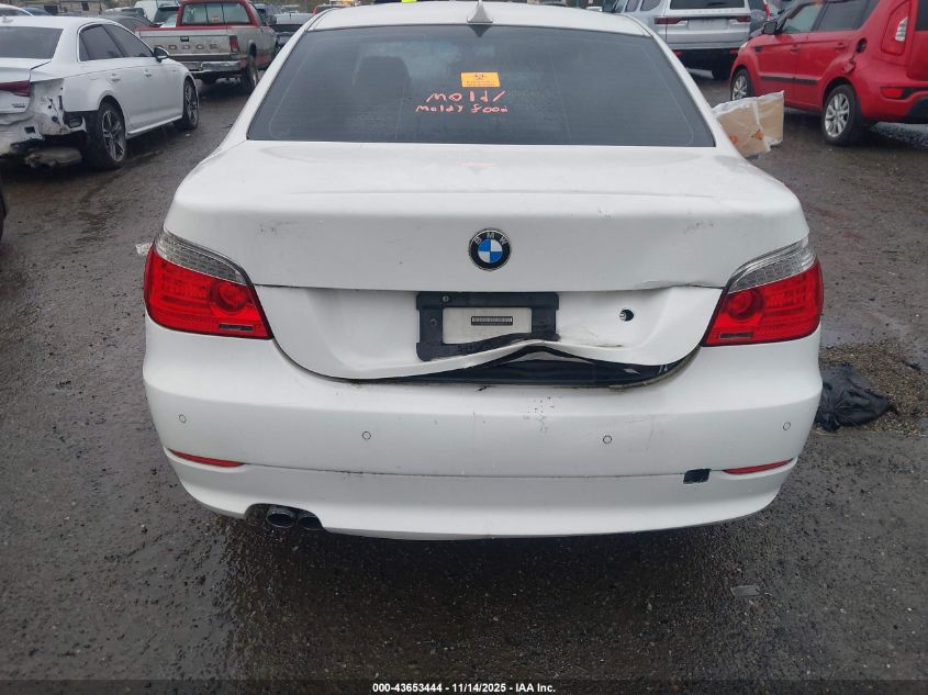 2008 BMW 528I VIN: WBANU53508CT03477 Lot: 43653444