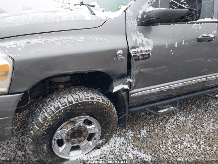 2008 Dodge Ram 2500 Laramie VIN: 3D7KS29AX8G174942 Lot: 43653481