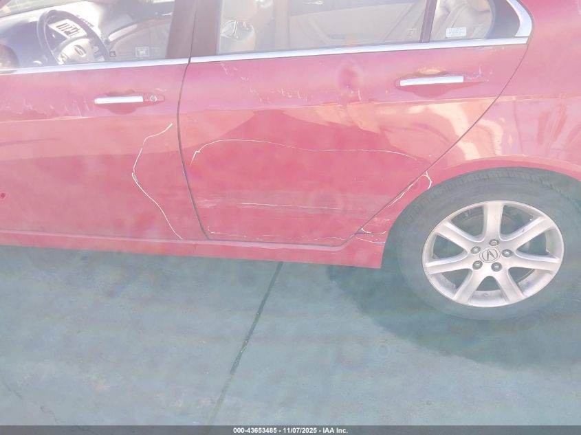 2005 Acura Tsx VIN: JH4CL96805C030139 Lot: 43653485