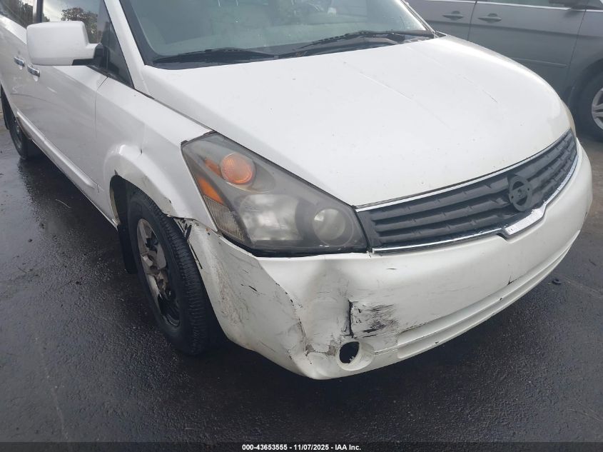 2007 Nissan Quest 3.5 VIN: 5N1BV28U07N121861 Lot: 43653555