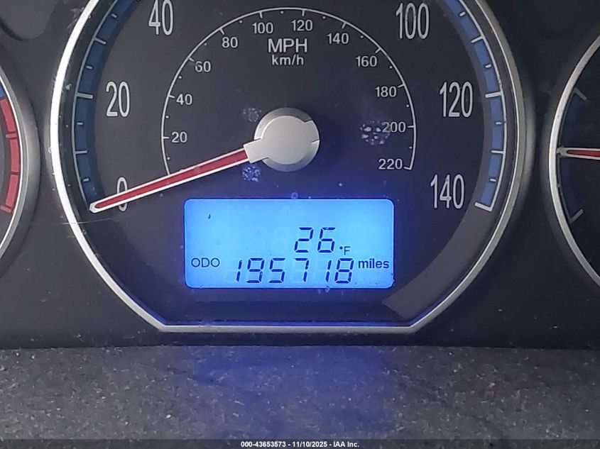 2008 Hyundai Santa Fe Gls VIN: 5NMSG13DX8H141503 Lot: 43653573