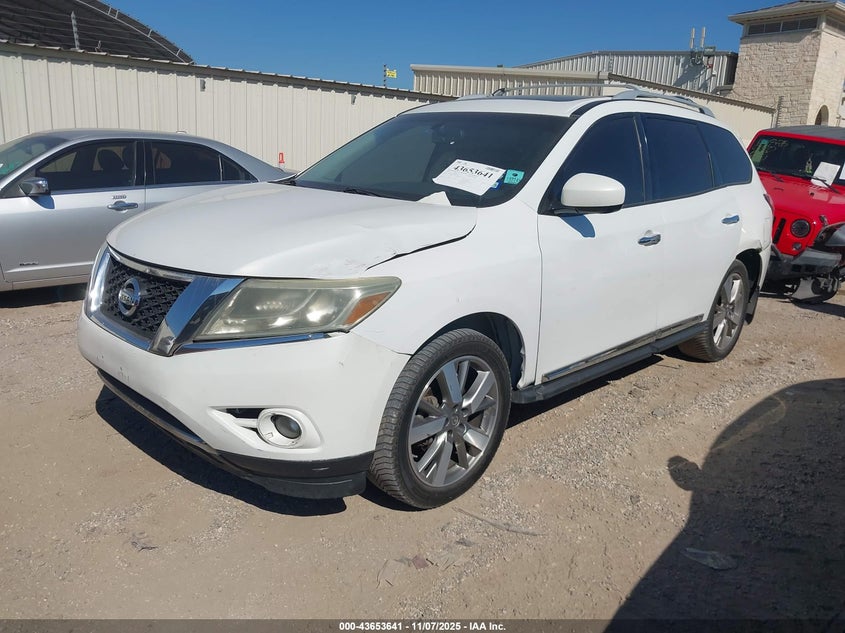 2014 NISSAN PATHFINDER PLATINUM - 5N1AR2MN6EC686543