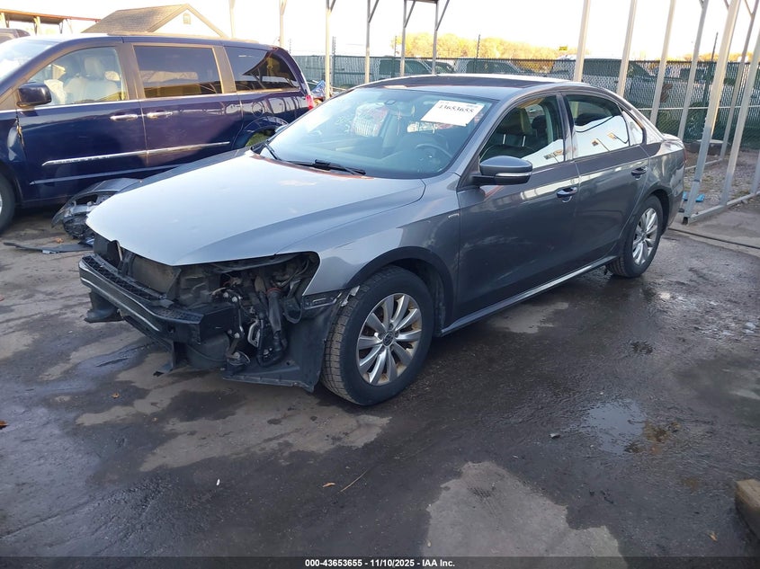 1VWAT7A31FC020436 2015 VOLKSWAGEN PASSAT photo no. 2