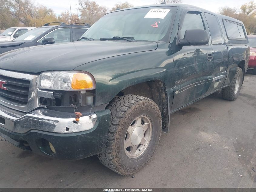 2003 GMC Sierra 1500 Slt VIN: 1GTEK19TX3E262148 Lot: 43653671