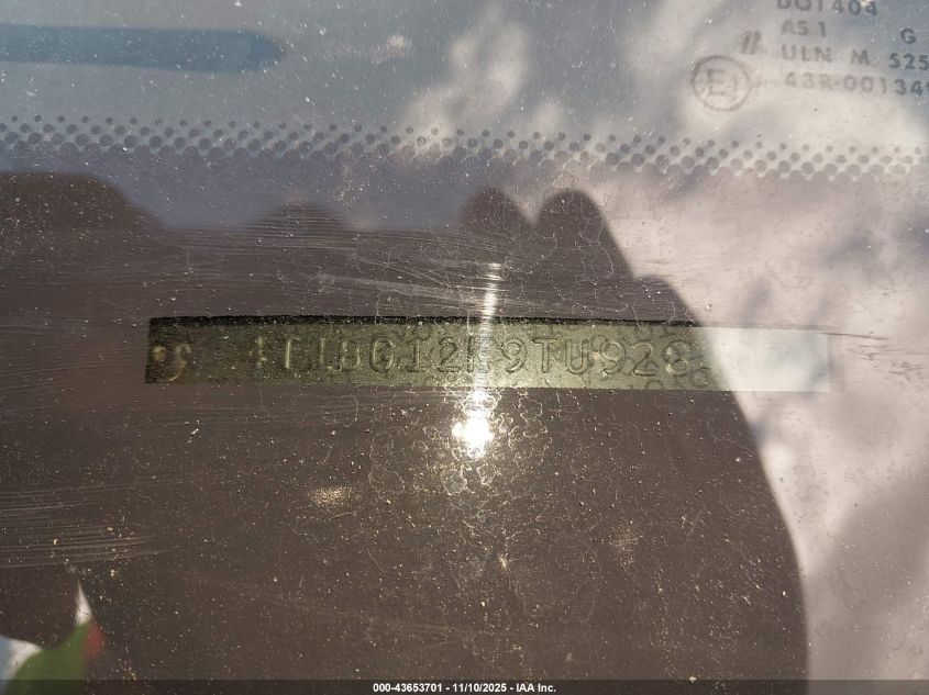 1996 Toyota Camry Dx/Le/Xle VIN: 4T1BG12K9TU928407 Lot: 43653701