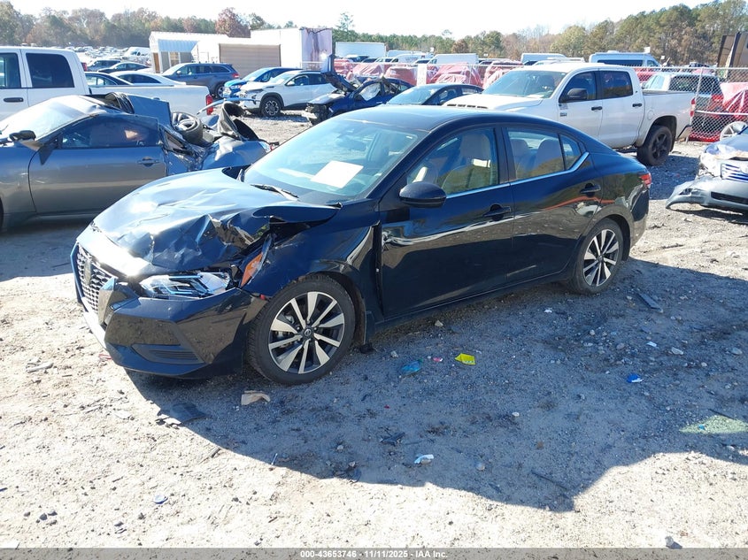 VIN 3N1AB8CV2MY239777 2021 NISSAN SENTRA SV XTRONIC CVT