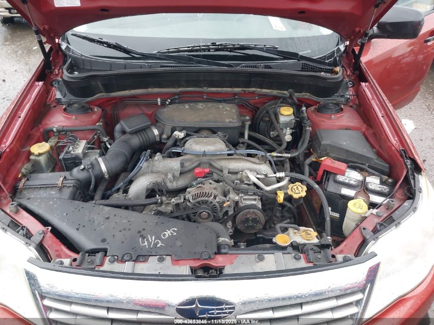 2010 Subaru Forester 2.5X VIN: JF2SH6AC9AH759750 Lot: 43653846