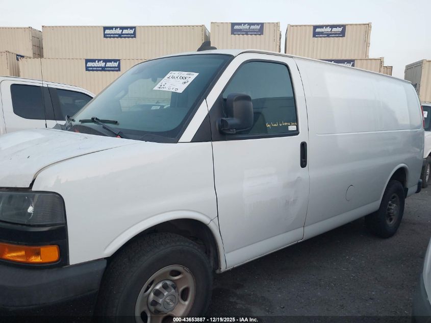 2019 Chevrolet Express 2500 Work Van VIN: 1GCWGAFP6K1368342 Lot: 43653887