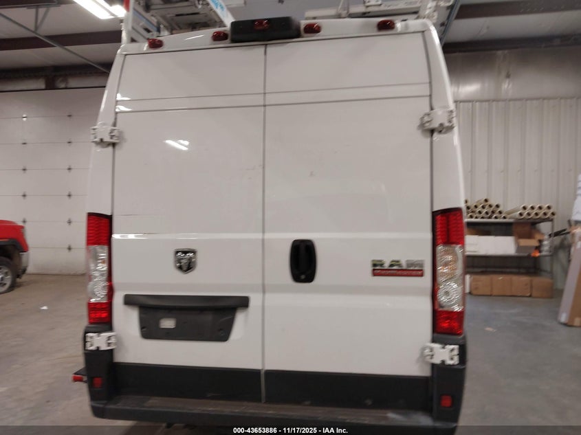 2020 Ram Promaster 3500 Cargo Van High Roof 159 Wb Ext VIN: 3C6URVJG6LE101966 Lot: 43653886