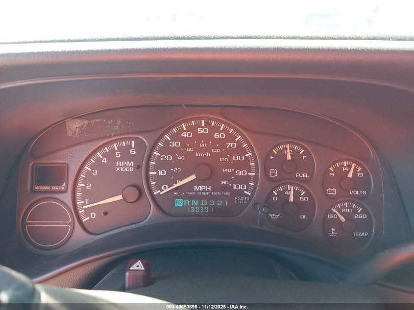 2002 Chevrolet Silverado 1500 Ls VIN: 2GCEC19V321286855 Lot: 43653895