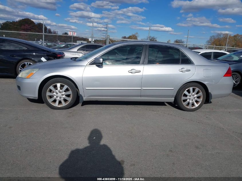 2006 Honda Accord 3.0 Ex VIN: 1HGCM66556A050744 Lot: 43653899