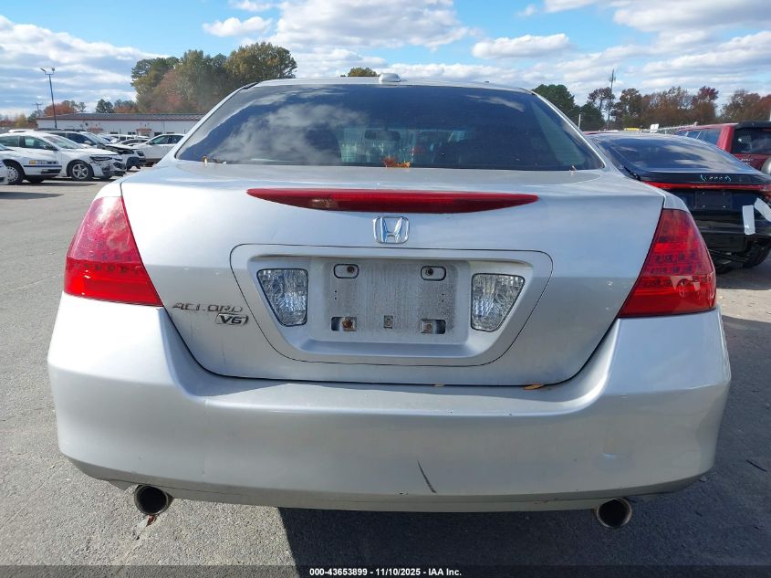 2006 Honda Accord 3.0 Ex VIN: 1HGCM66556A050744 Lot: 43653899