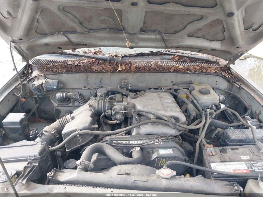 2001 Toyota 4Runner Sr5 V6 VIN: JT3GN86R610197394 Lot: 43653940