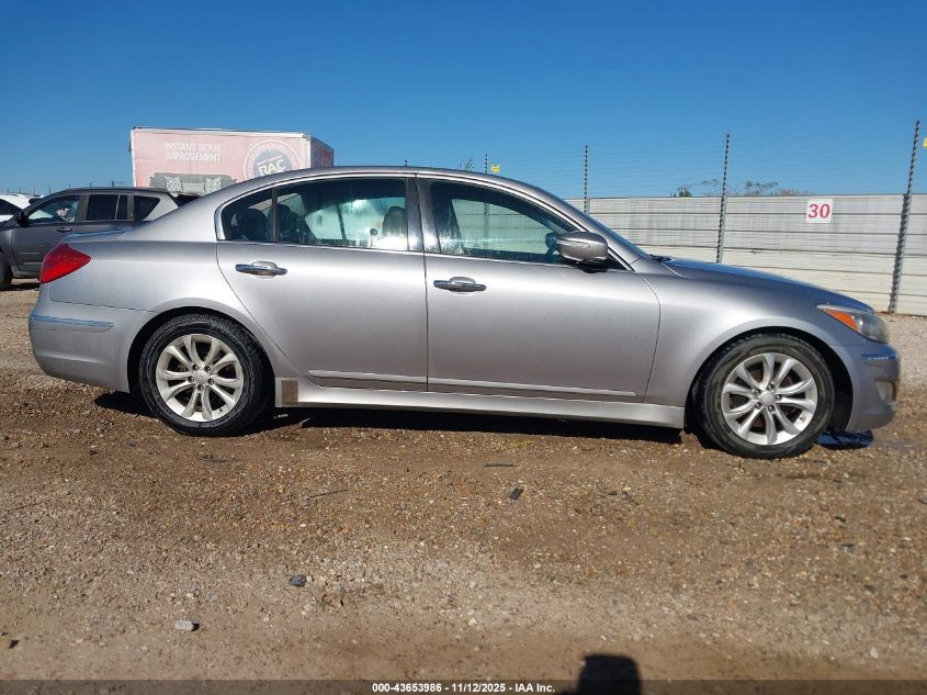 2013 Hyundai Genesis 3.8 VIN: KMHGC4DD2DU248321 Lot: 43653986