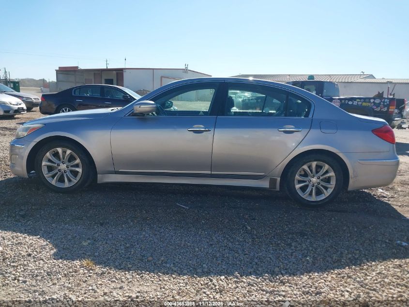 2013 Hyundai Genesis 3.8 VIN: KMHGC4DD2DU248321 Lot: 43653986