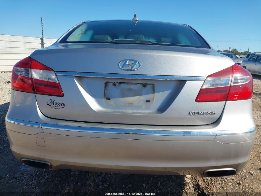 2013 Hyundai Genesis 3.8 VIN: KMHGC4DD2DU248321 Lot: 43653986
