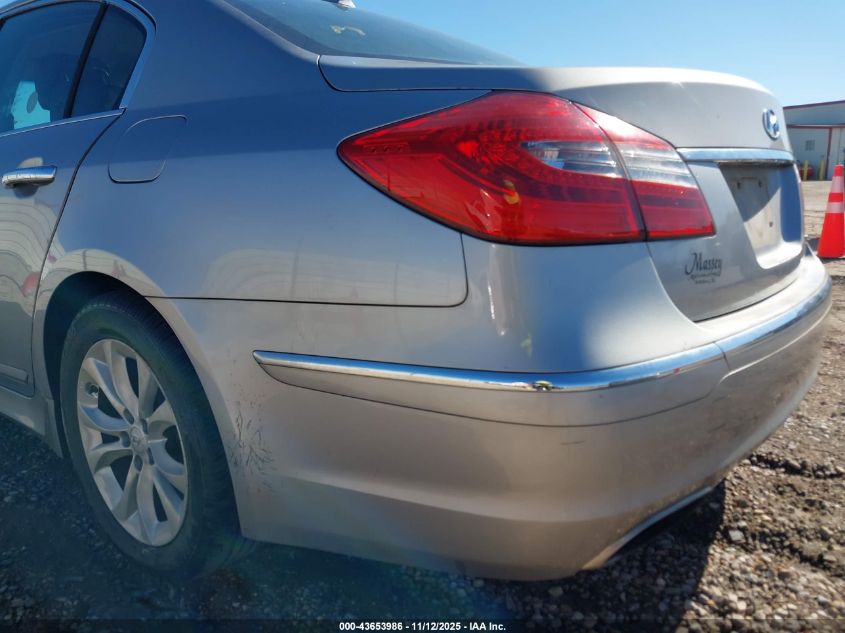 2013 Hyundai Genesis 3.8 VIN: KMHGC4DD2DU248321 Lot: 43653986