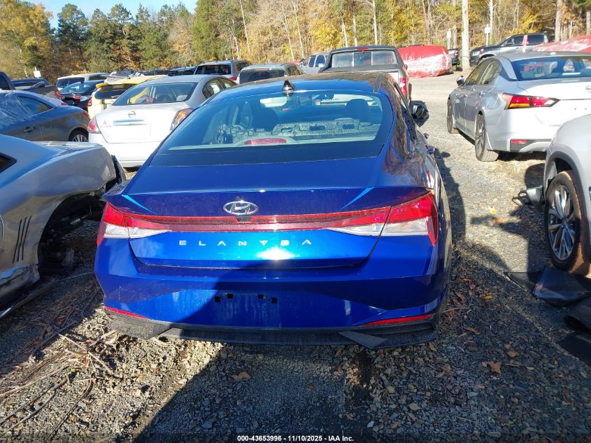 2022 Hyundai Elantra Sel VIN: KMHLM4AG0NU326834 Lot: 43653996