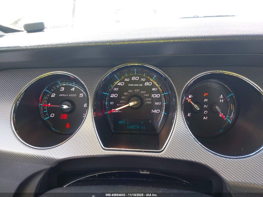 2010 Ford Taurus Sho VIN: 1FAHP2KT1AG160209 Lot: 43654043