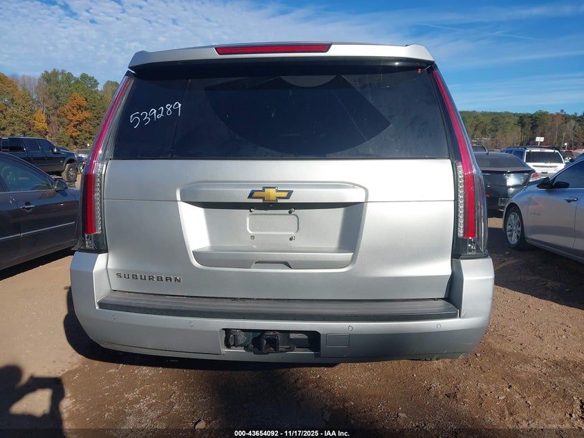 2015 Chevrolet Suburban Lt VIN: 1GNSCJKC2FR539289 Lot: 43654092