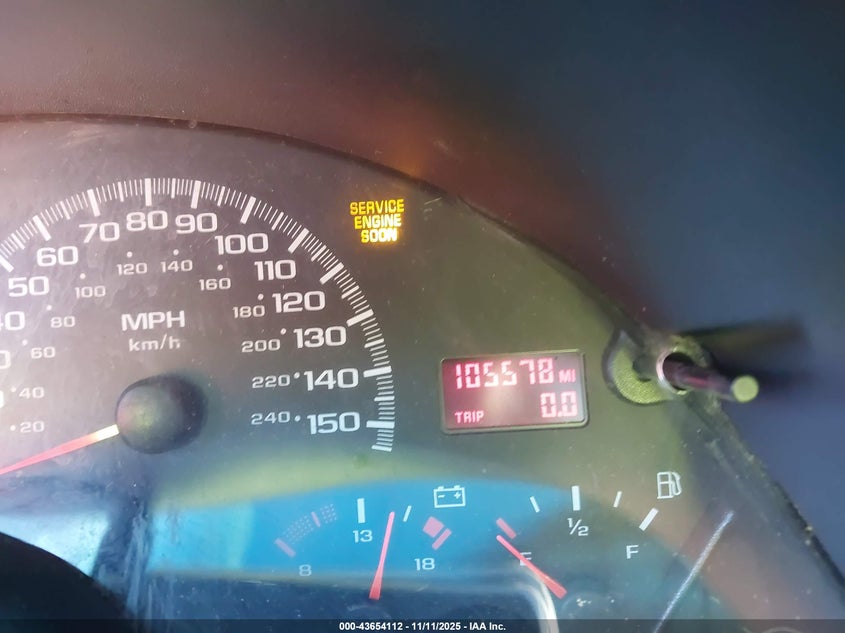 1998 Chevrolet Camaro Z28 VIN: 2G1FP22G2W2153667 Lot: 43654112