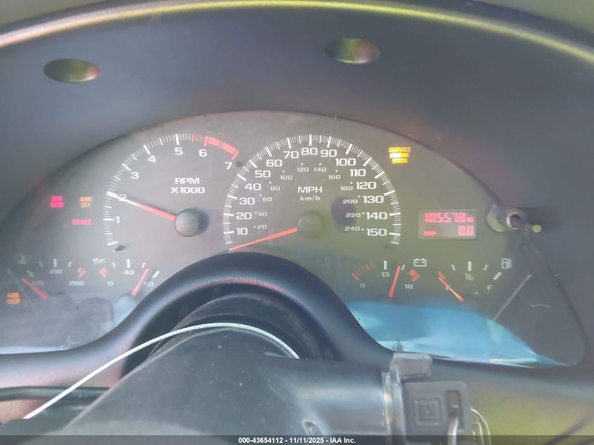 1998 Chevrolet Camaro Z28 VIN: 2G1FP22G2W2153667 Lot: 43654112