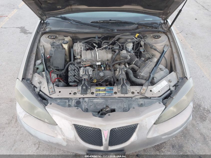 2006 Pontiac Grand Prix VIN: 2G2WP552761129108 Lot: 43654114