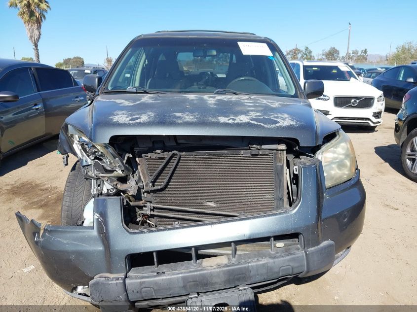 2006 Honda Pilot Ex VIN: 5FNYF28446B041522 Lot: 43654120