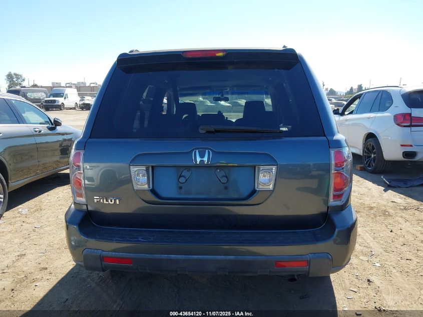 2006 Honda Pilot Ex VIN: 5FNYF28446B041522 Lot: 43654120