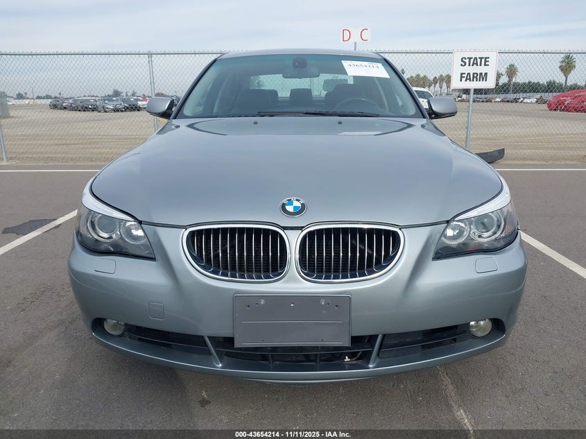 2007 BMW 530I VIN: WBANE73577CM49463 Lot: 43654214