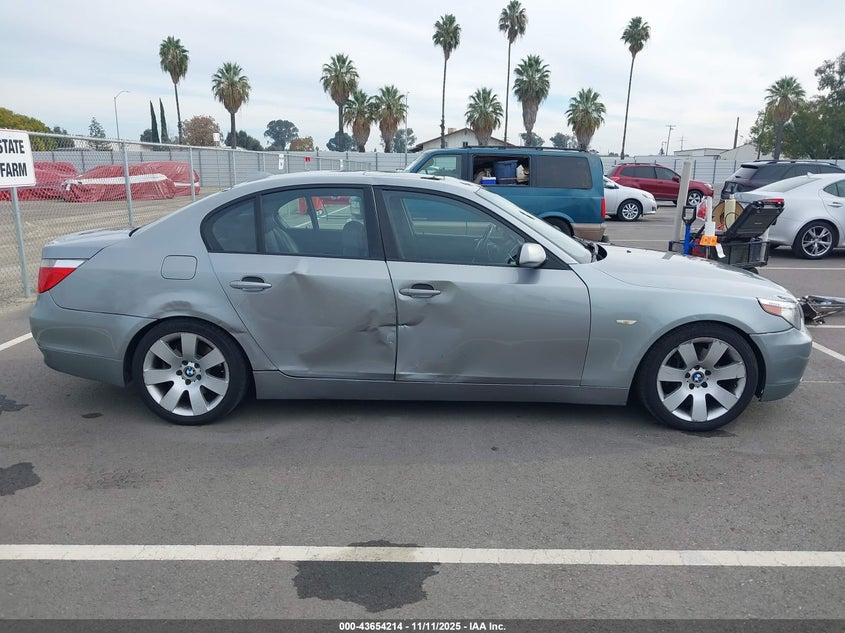 2007 BMW 530I VIN: WBANE73577CM49463 Lot: 43654214