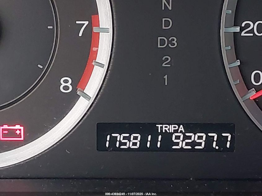 2009 Honda Accord 3.5 Ex-L VIN: 1HGCP36839A001031 Lot: 43654249