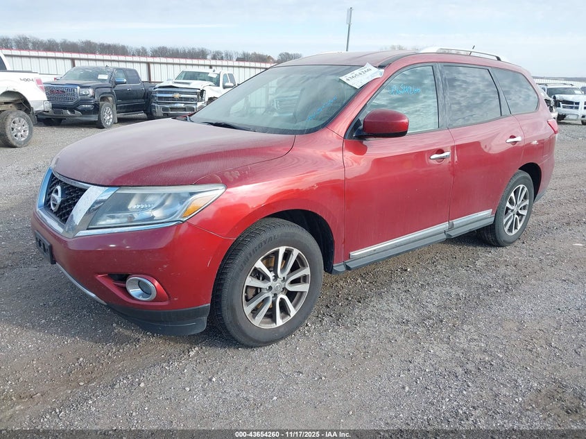 5N1AR2MM8DC640315 2013 NISSAN PATHFINDER photo no. 2