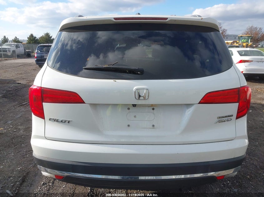 2017 Honda Pilot Touring VIN: 5FNYF6H95HB088046 Lot: 43654302