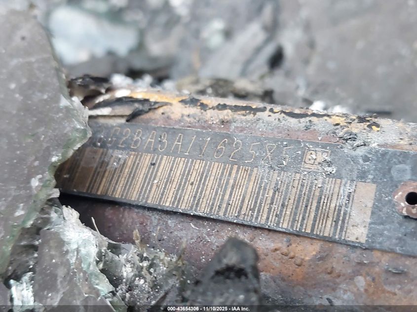 2010 Chevrolet Express Cutaway Work Van VIN: 1GB3G2BA3A1162585 Lot: 43654306